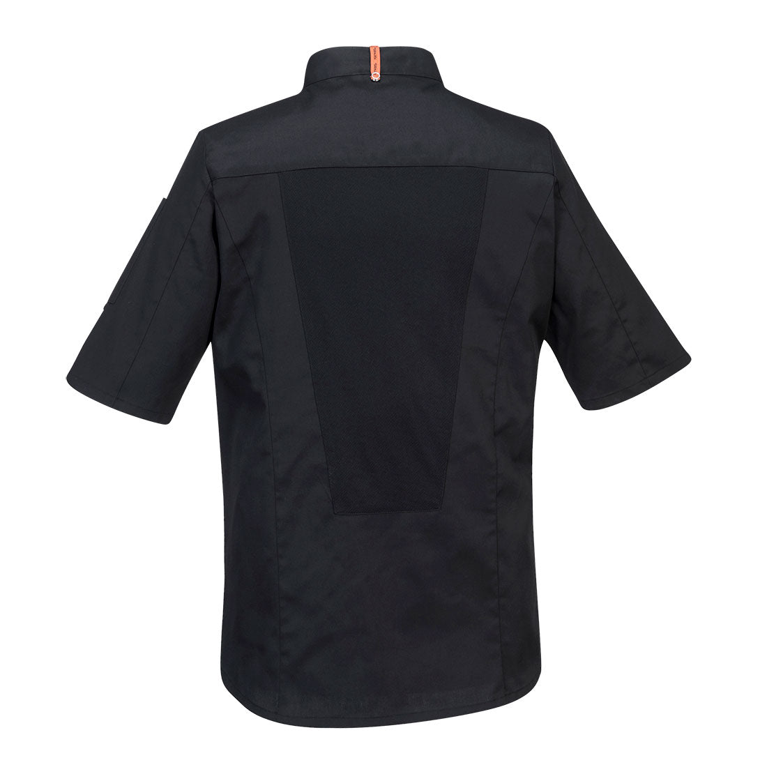 Portwest C738 Chef's MeshAir Pro Jacket S/S in Black - back view