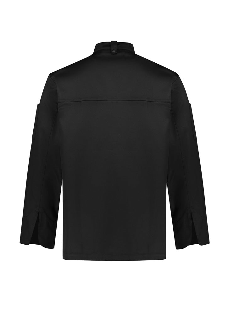 Biz Collection CH232ML Zest Mens Long Sleeve Jacket in Black - back view