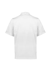 Biz Collection CH330MS Alfresco Mens Short Sleeve Chef Jacket in White - back view
