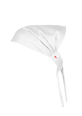 Biz Collection CH331 Twist Chef Bandana in White - back view