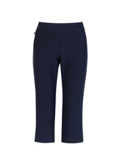 Biz Collection CL040LL Jane Womens 3/4 Length Stretch Pant in Navy