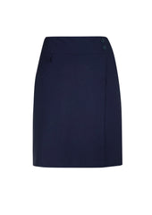 Biz Collection CL145LS Comfort Waist Womens Skort in Navy