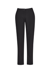 Biz Collection CL953LL Comfort Waist Womens Slim Leg Pant in Charcoal