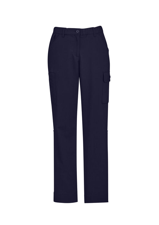 Biz Collection CL954LL Comfort Waist Womens Cargo Pant in Navy