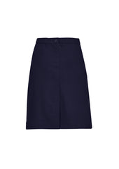 Biz Collection CL956LS Comfort Waist Womens Cargo Skirt in Navy - back view