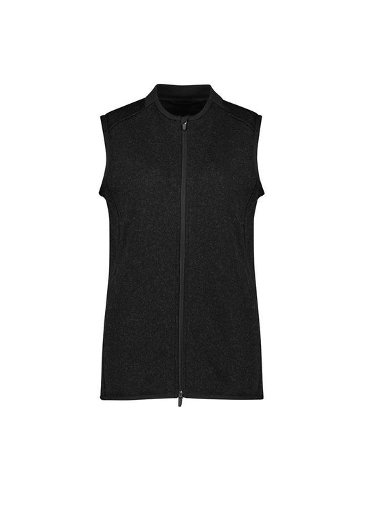 Womens Nova Zip Front Vest - CO343LV - biz-care-0