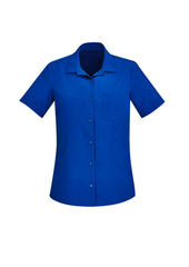 Womens Florence Plain Short Sleeve Shirt - CS947LS - biz-care-7