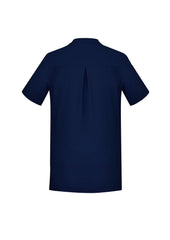 Biz Collection CS949LS Florence Womens Plain Tunic in Navy - back view