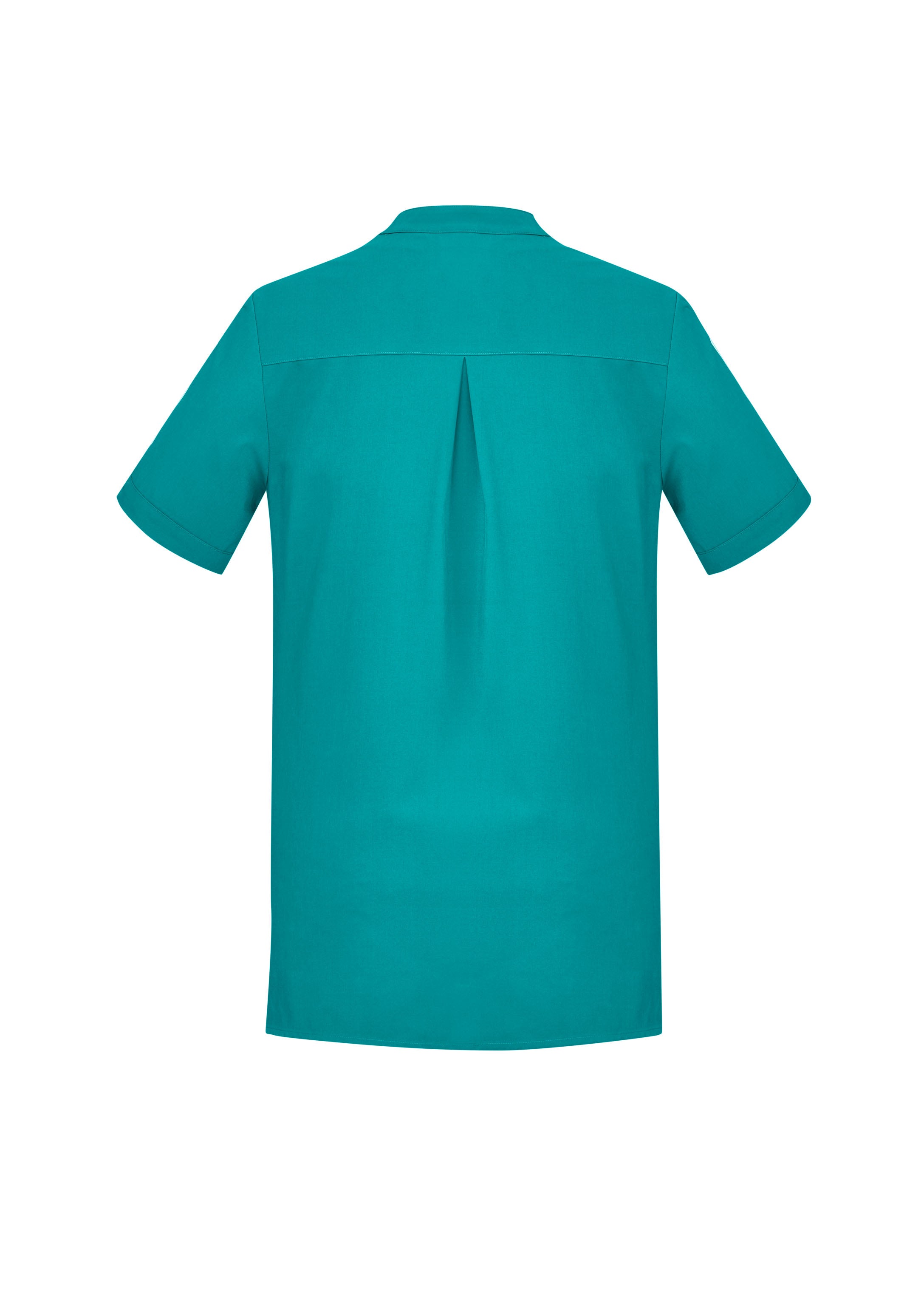 Biz Collection CS949LS Florence Womens Plain Tunic in Teal - back view