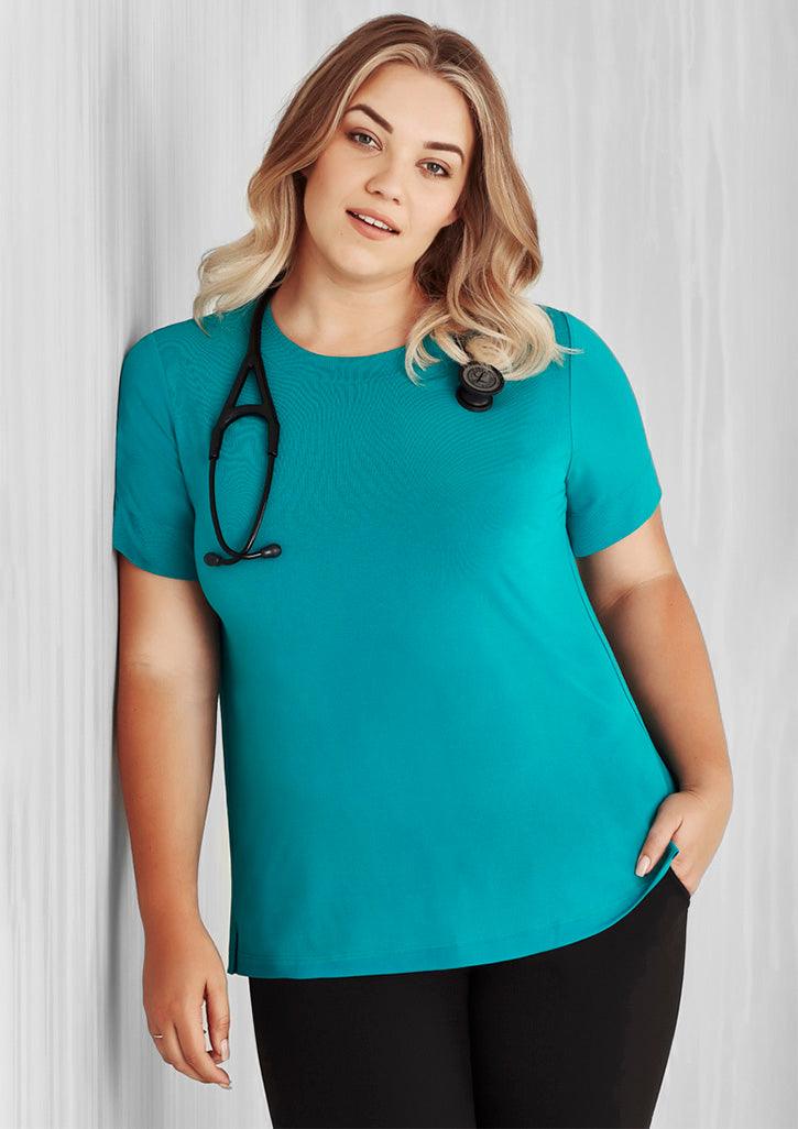 Womens Marley Short Sleeve Jersey Top - CS952LS - biz-care-2