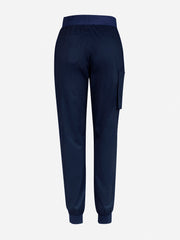 Inaura CSP042ML Riley Mens Slim Leg Jogger Scrub Pant in Midnight Navy - back view