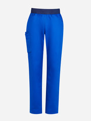 Inaura CSP047LL Riley Womens Straight Leg Scrub Pant in Electric Blue