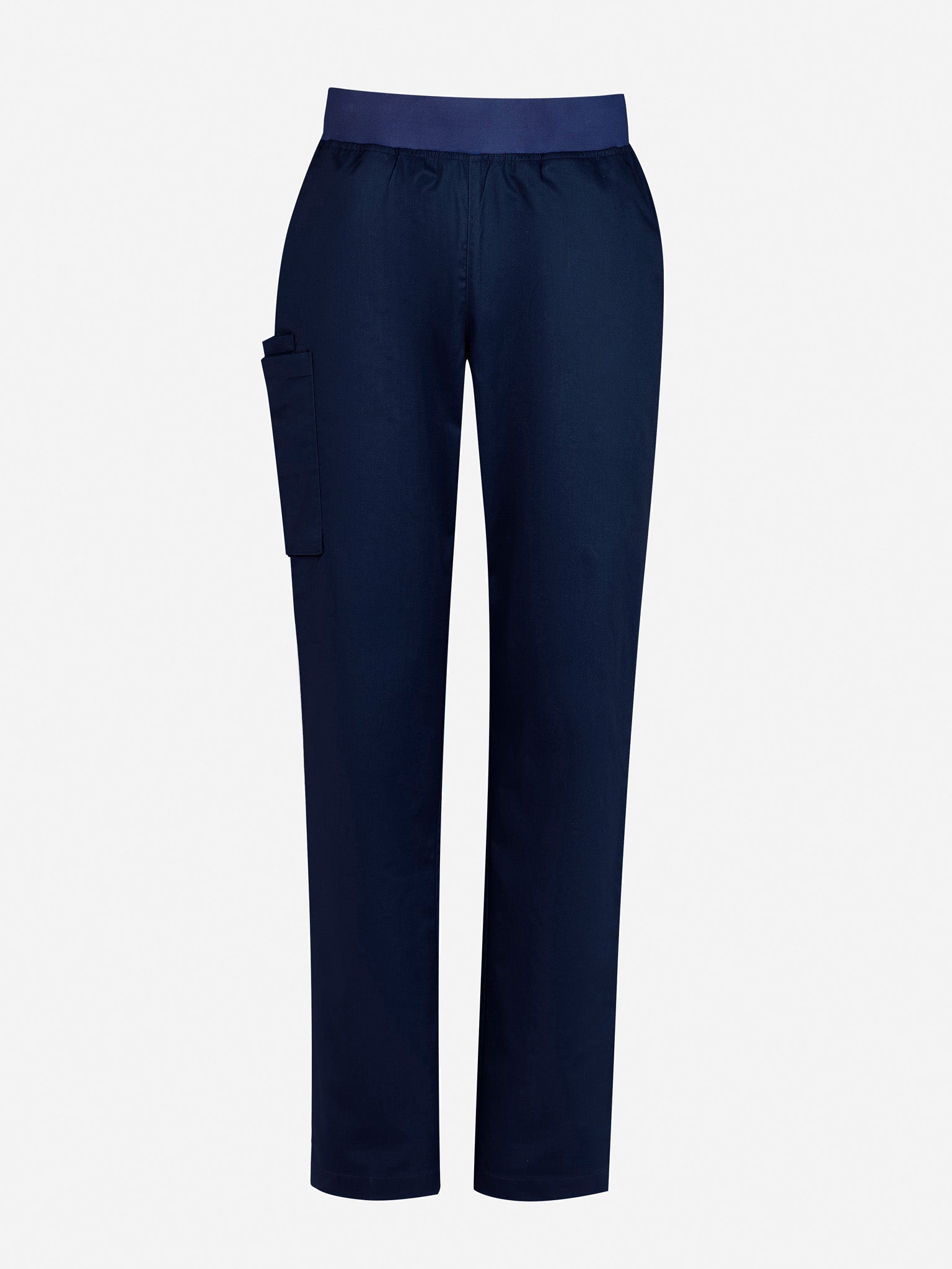 Inaura CSP047LL Riley Womens Straight Leg Scrub Pant in Midnight Navy