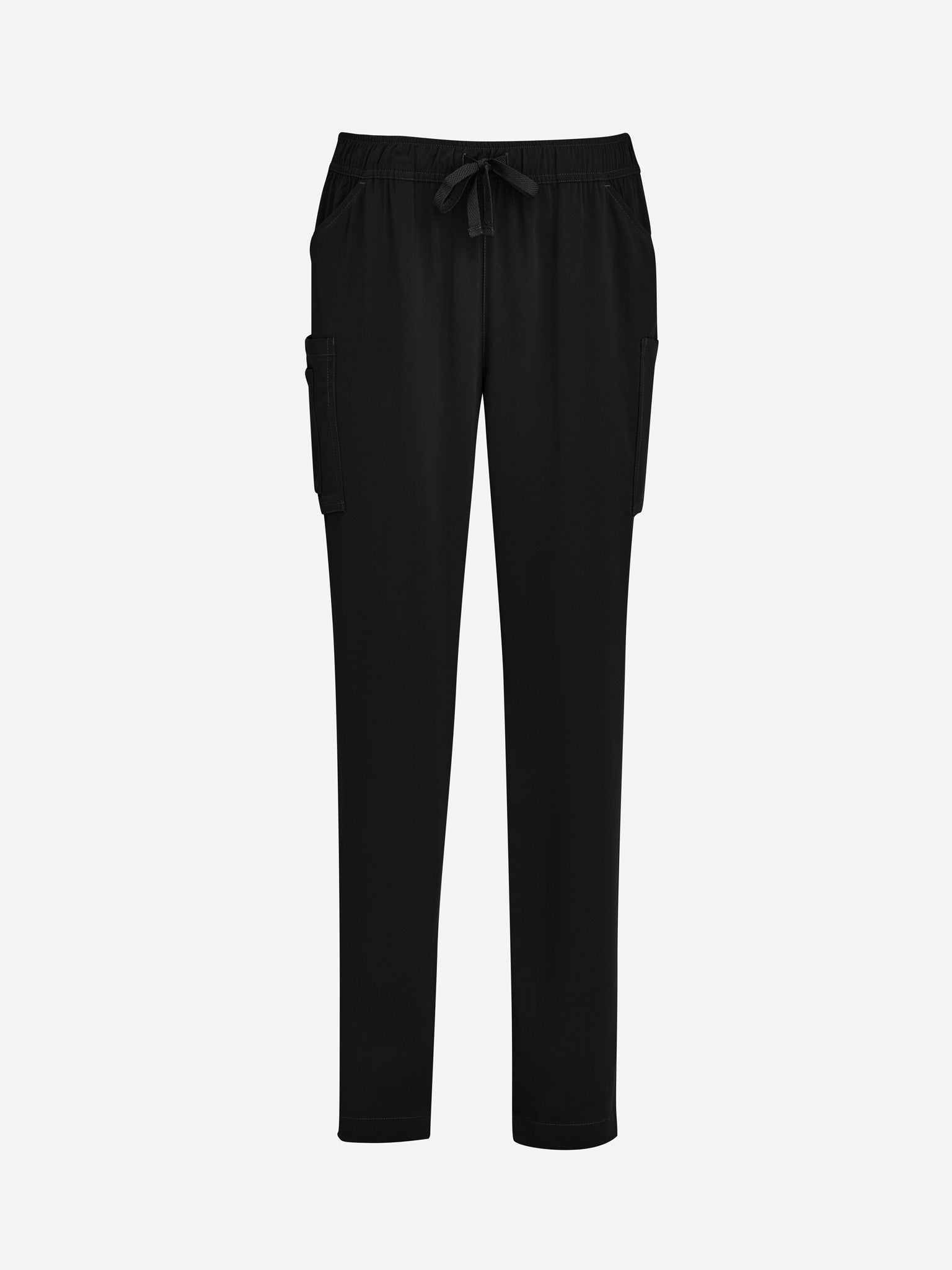 Inaura CSP943LL Avery Womens Slim Leg Scrub Pant in Black