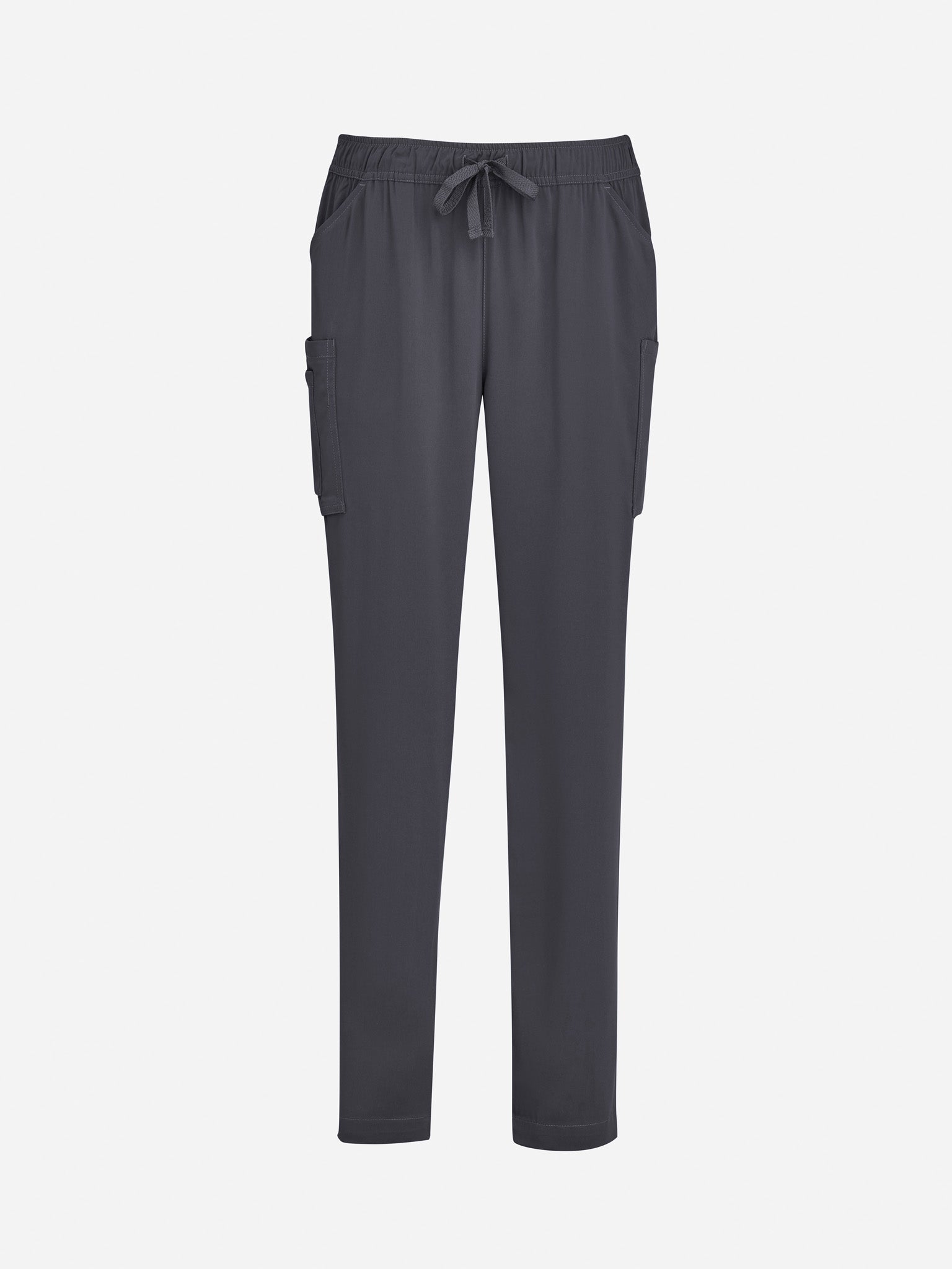 Inaura CSP943LL Avery Womens Slim Leg Scrub Pant in Charcoal