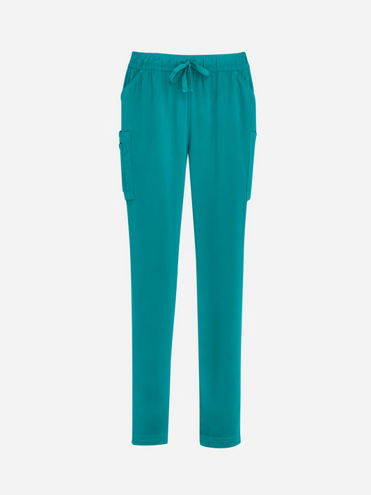 Inaura CSP943LL Avery Womens Slim Leg Scrub Pant in Teal