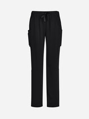 Inaura CSP944LL Avery Womens Straight Leg Scrub Pant in Black