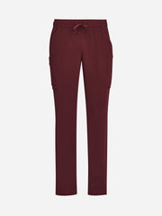 Inaura CSP946ML Avery Mens Straight Leg Scrub Pant in Burgundy