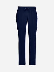 Inaura CSP946ML Avery Mens Straight Leg Scrub Pant in Midnight Navy