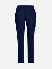 Inaura CSP946ML Avery Mens Straight Leg Scrub Pant in Midnight Navy - back view