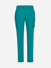 Inaura CSP946ML Avery Mens Straight Leg Scrub Pant in Teal - back view