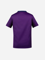 Inaura CST043MS Riley Mens Stretch Scrub Top in Purple - back view