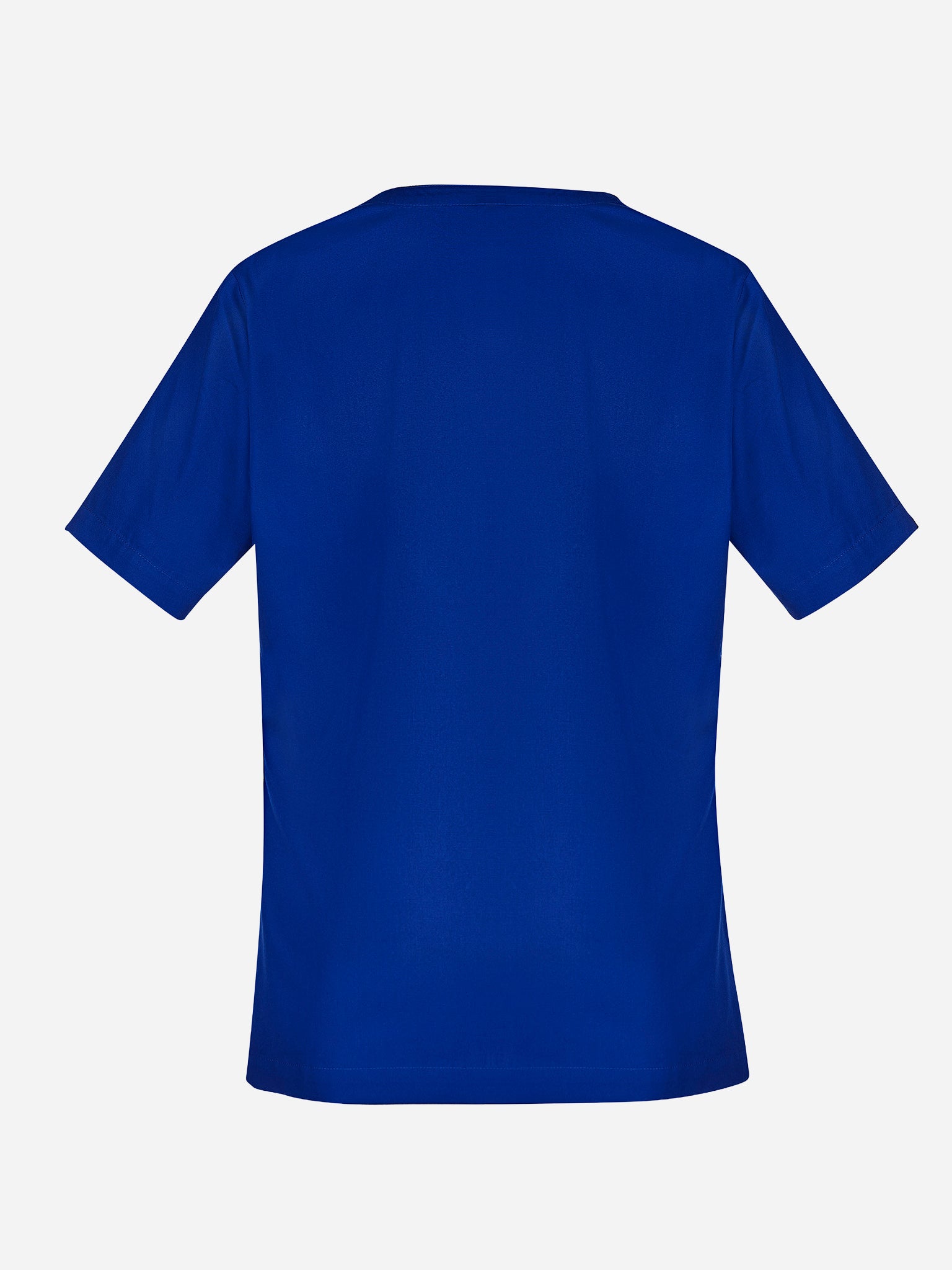 Inaura CST141LS Tokyo Womens Scrub Top in Royal - back view