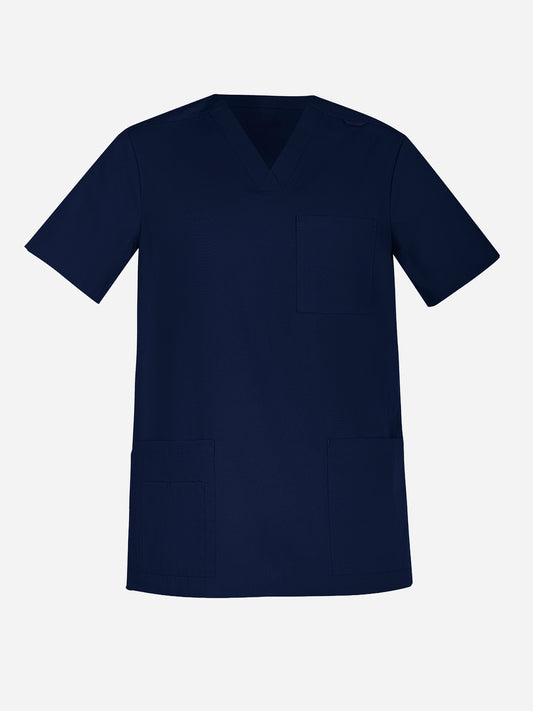 Inaura CST141MS Tokyo Mens Scrub Top in Midnight Navy