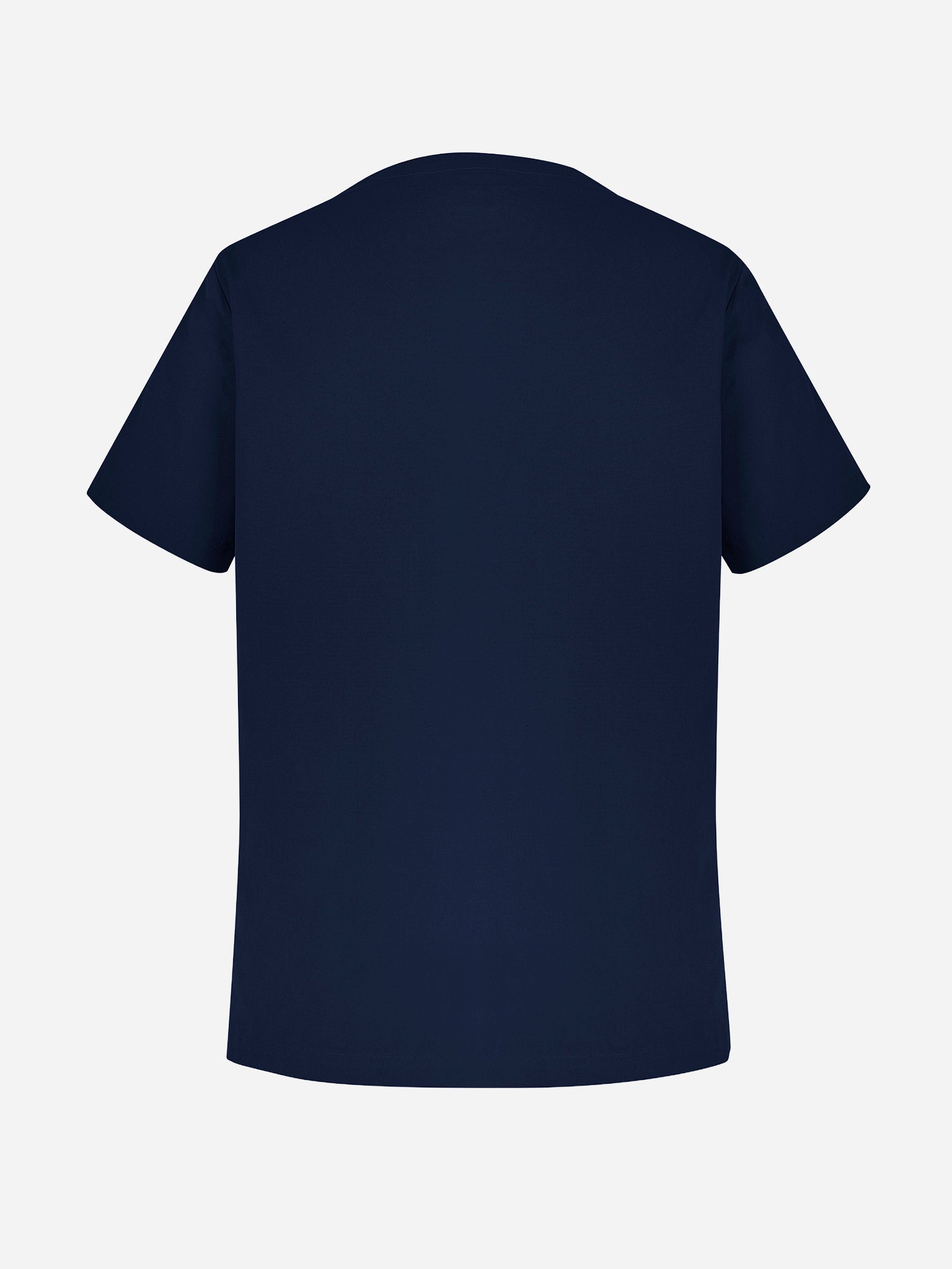 Inaura CST141MS Tokyo Mens Scrub Top in Midnight Navy - back view