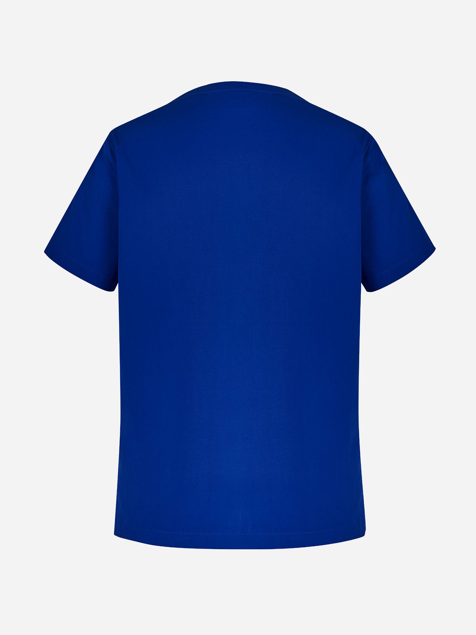 Inaura CST141MS Tokyo Mens Scrub Top in Royal - back view
