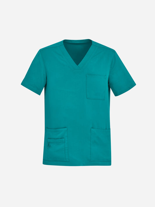 Inaura CST945MS Avery Mens V-Neck Scrub Top in Teal