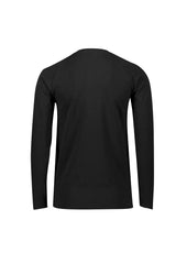 Biz Collection CT247LL Performance Womens Long Sleeve Tee in Black - back view