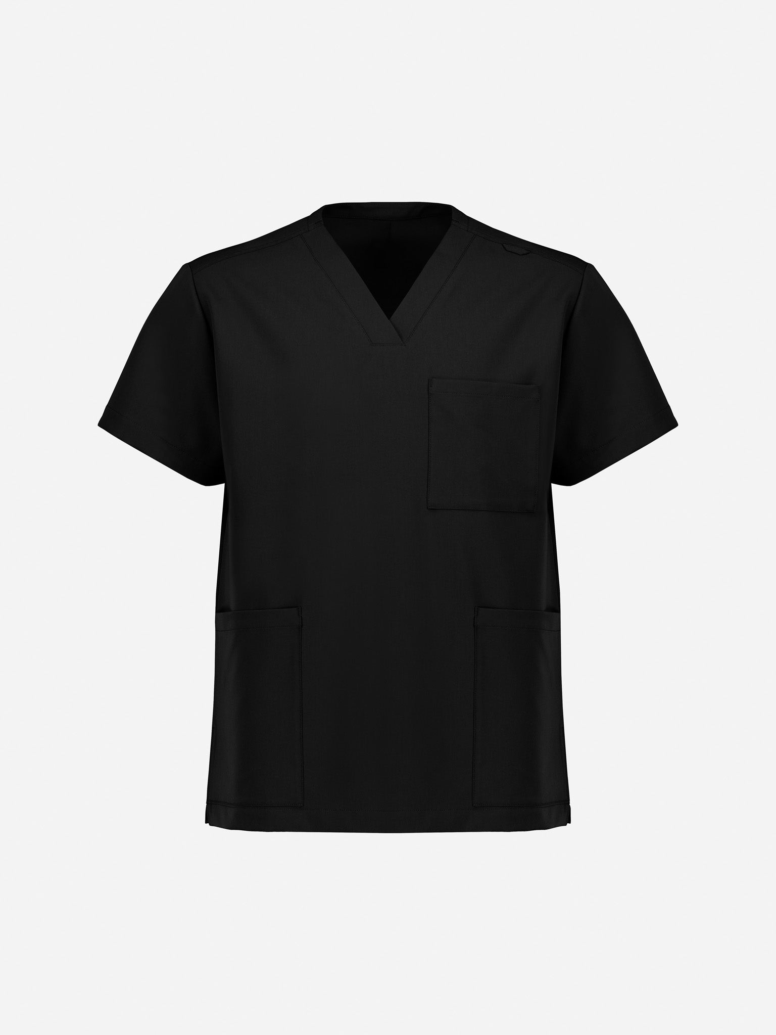 Inaura CU544US Pulse Unisex V-Neck Scrub Top in Black