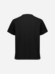 Inaura CU544US Pulse Unisex V-Neck Scrub Top in Black - back view