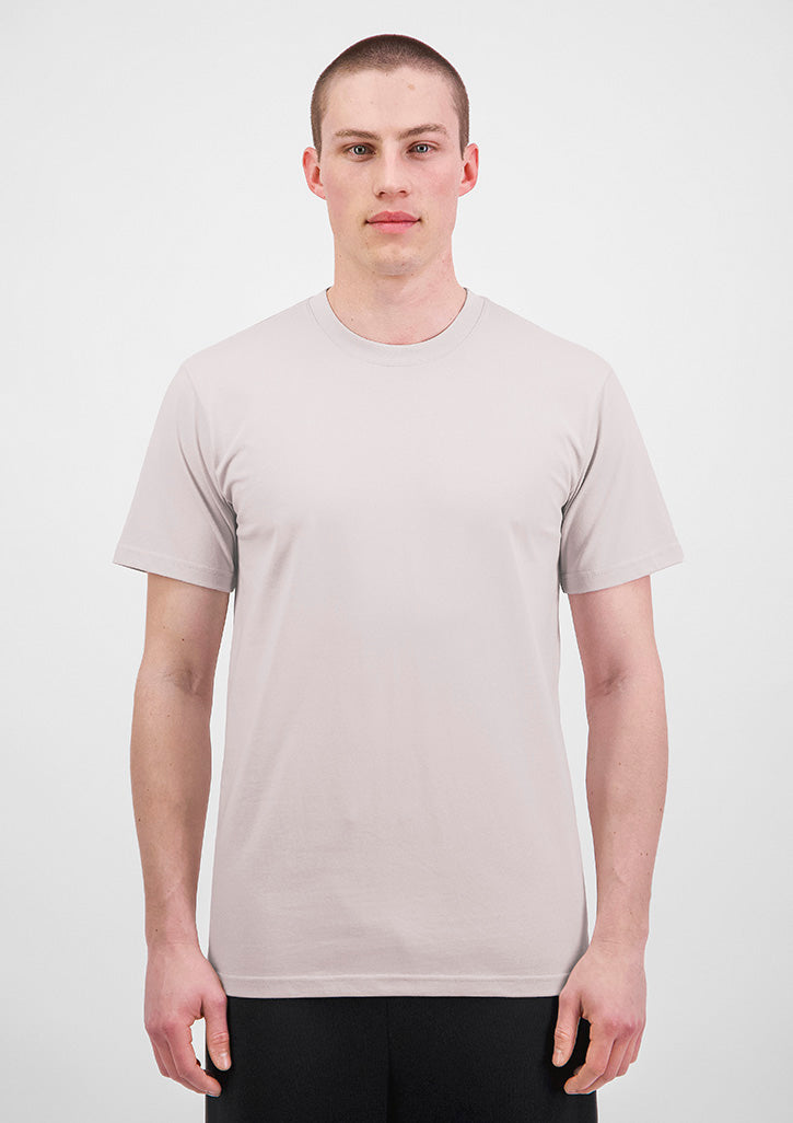 Everyday Mens Short Sleeve Tee - X2001M in Chalk - model