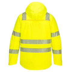Portwest DX461 DX4 High Vis Winter Jacket in Yellow/Black - back view