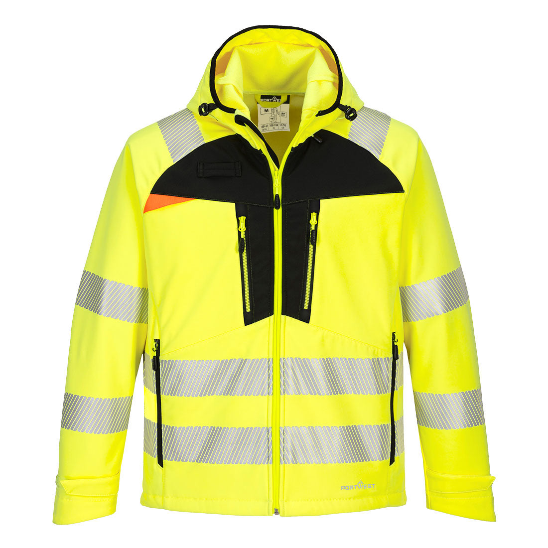 DX4 High Viz Softshell - DX475 - Portwest - Yellow/Black