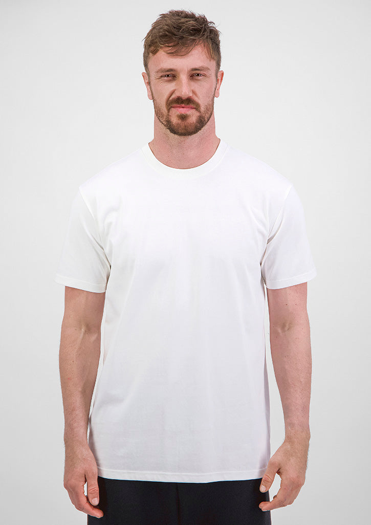 Everyday Mens Short Sleeve Tee - X2001M in Ecru - model