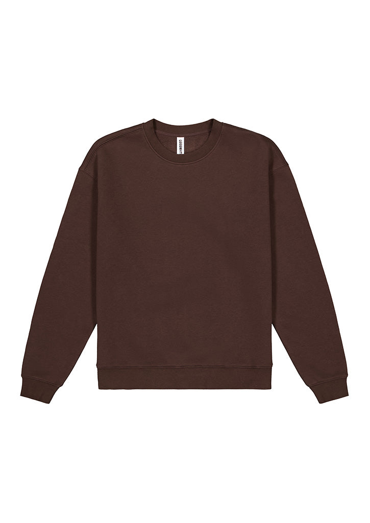 Everyday Mens Crew Sweatshirt - X2007M in Espresso