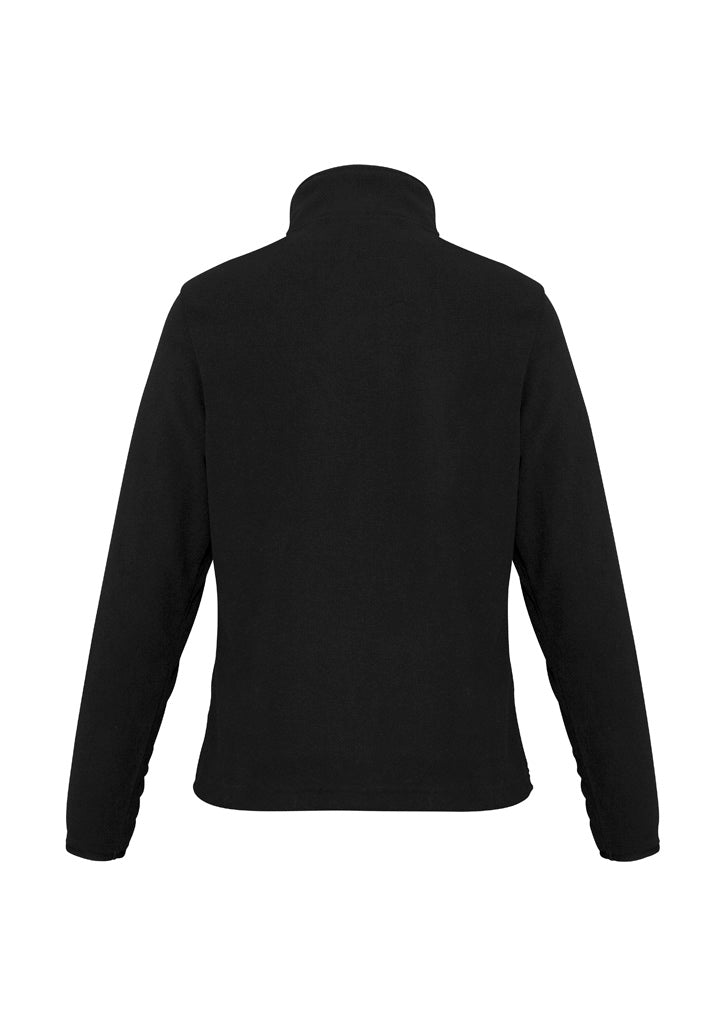 Biz Collection F10520 Trinity Womens Fleece in Black - back view