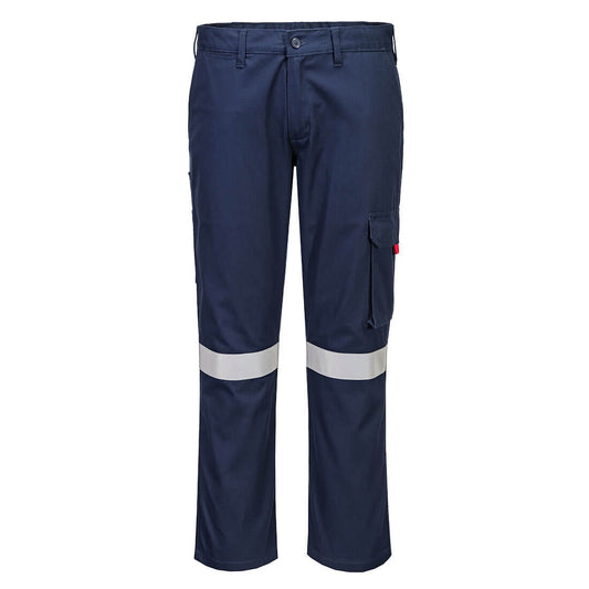 Bizflame FR Women's Cargo Pants with Tape - FR425 - Portwest - Navy