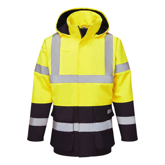 Bizflame Rain FR Hi-Vis ARC Jacket - FR614 - Portwest-0