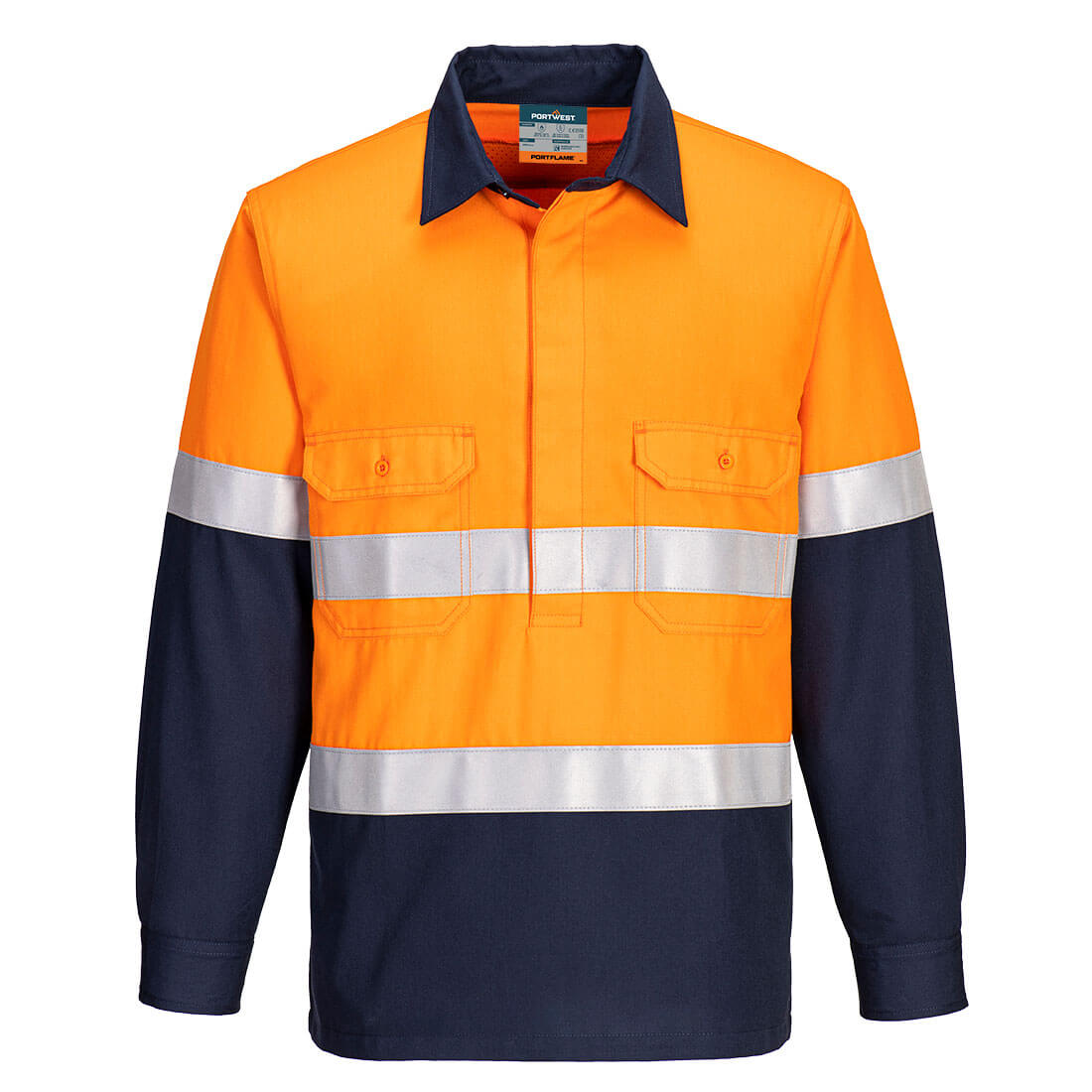 Portflame FR Class D/N Two-Tone Vented Shirt - FR713 - Portwest-0