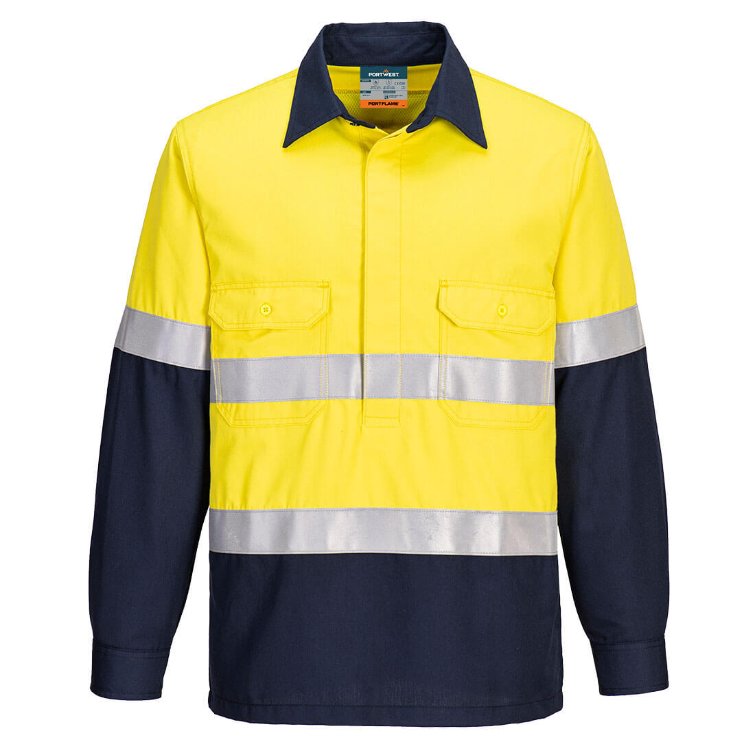 Portflame FR Class D/N Two-Tone Vented Shirt - FR713 - Portwest-1