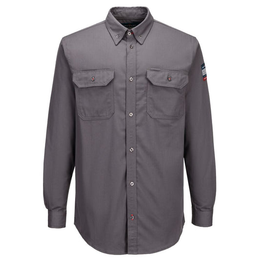 Bizflame 88/12 FR Work Shirt - FR89 - Portwest - Grey