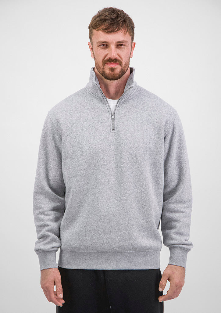 Everyday Mens 1/4 Zip - X2006M in Grey Marle - model