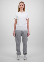Basis Womens Track Pant - X1004W in Grey Marle - model