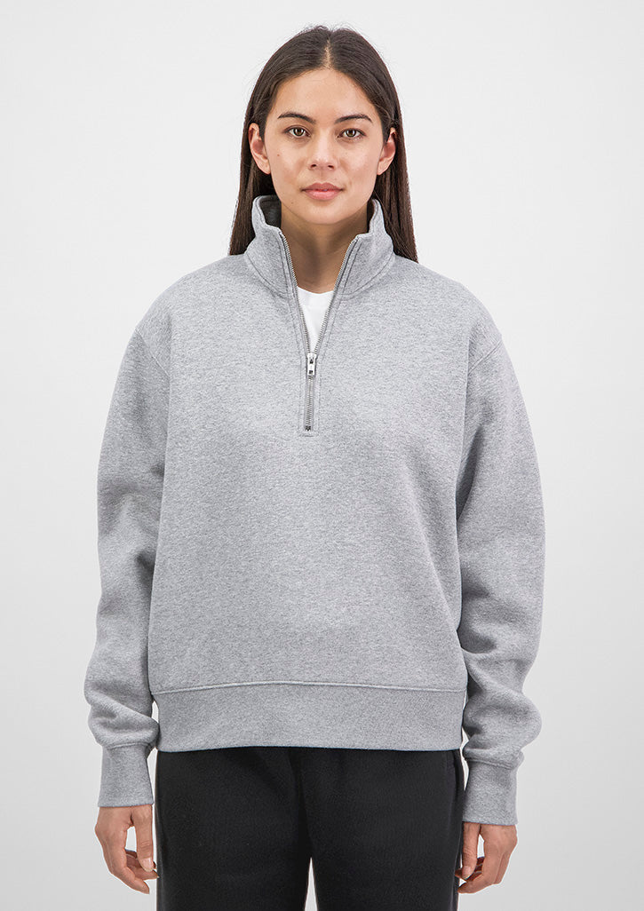 Everyday Womens 1/4 Zip - X2006W in Grey Marle - model