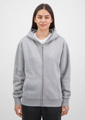 Everyday Womens Zip Hoodie - X2005W in Grey Marle - model