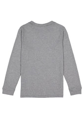 Basis Youth Long Sleeve Tee - X1002Y in Grey Marle